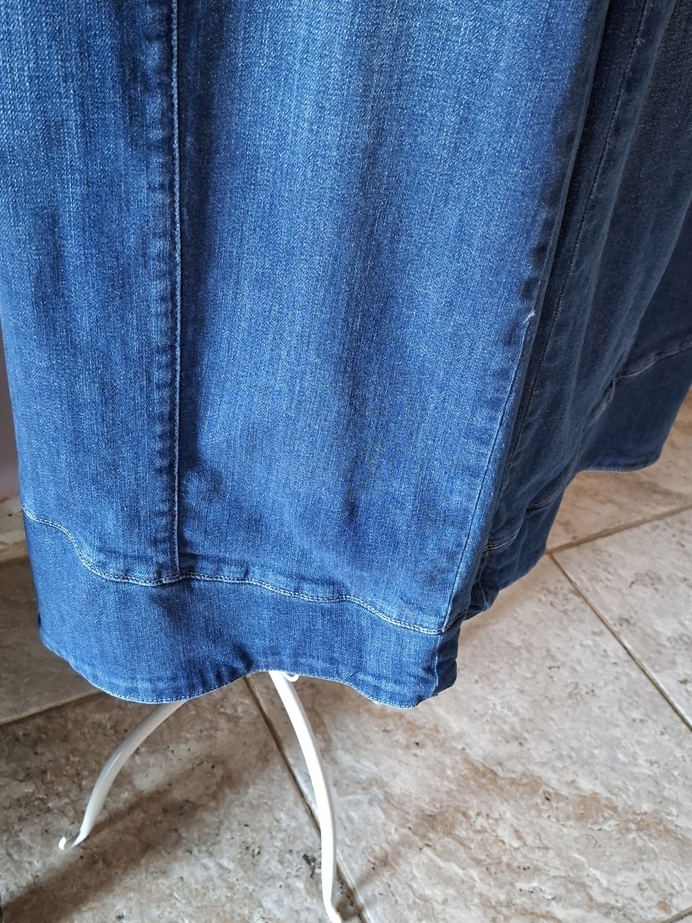 Pilcro Anthropologie High-Rise Wide-Leg Seamed Jeans Stretch Size 25 - Picture 3 of 9